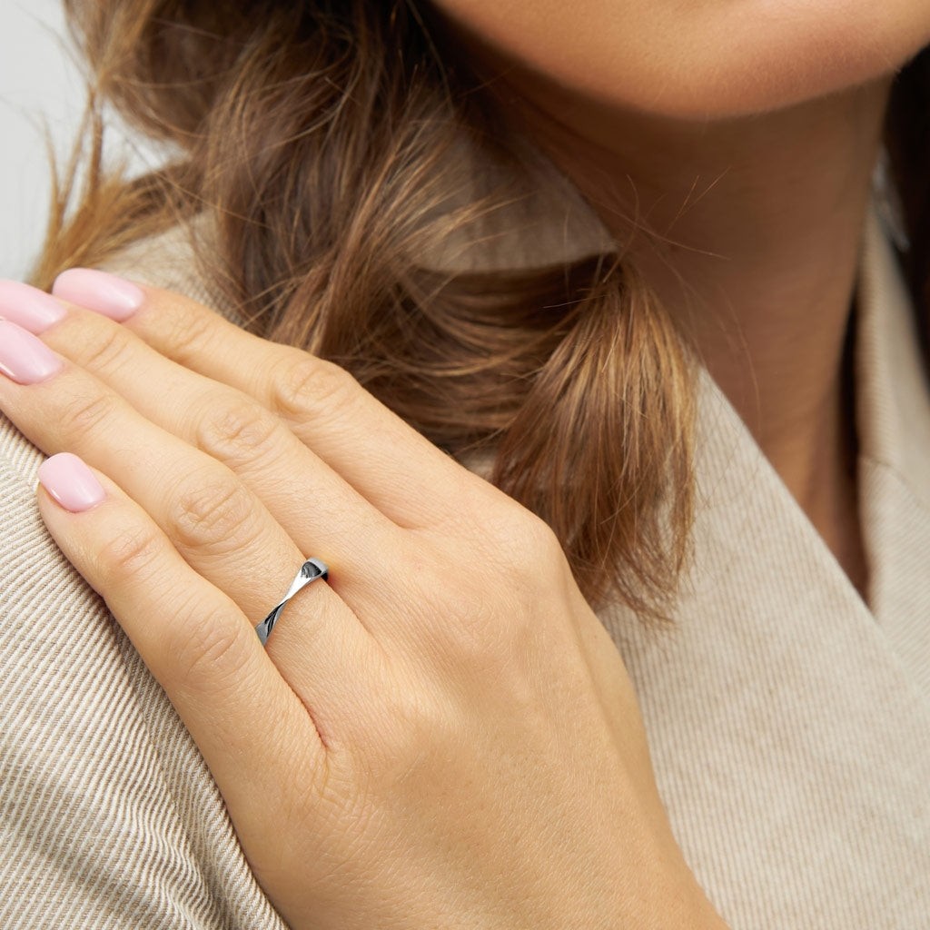 LULU Copenhagen 180 Ring glänsande Rings Silver