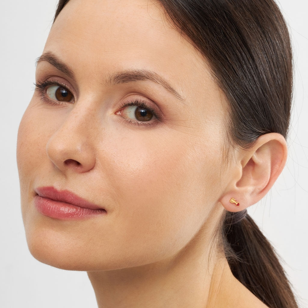 LULU Copenhagen Amor örhänge 1 st Ear stud, 1 pcs Guldpläterad