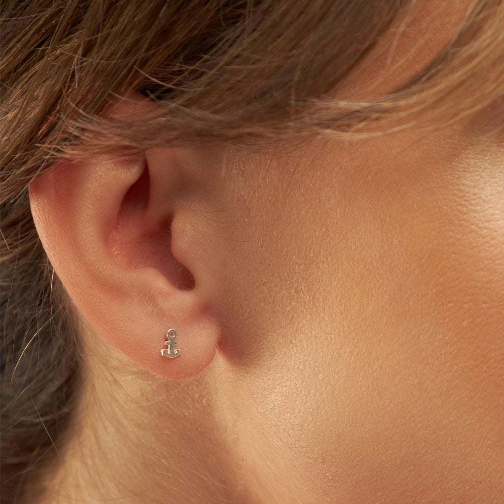 LULU Copenhagen Anchor örhÀnge 1 st Ear stud, 1 pcs Silver
