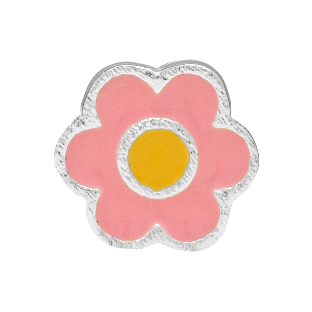 LULU Copenhagen Anemone örhÀnge 1 st silverplÀterad Ear stud, 1 pcs Yellow-Pink