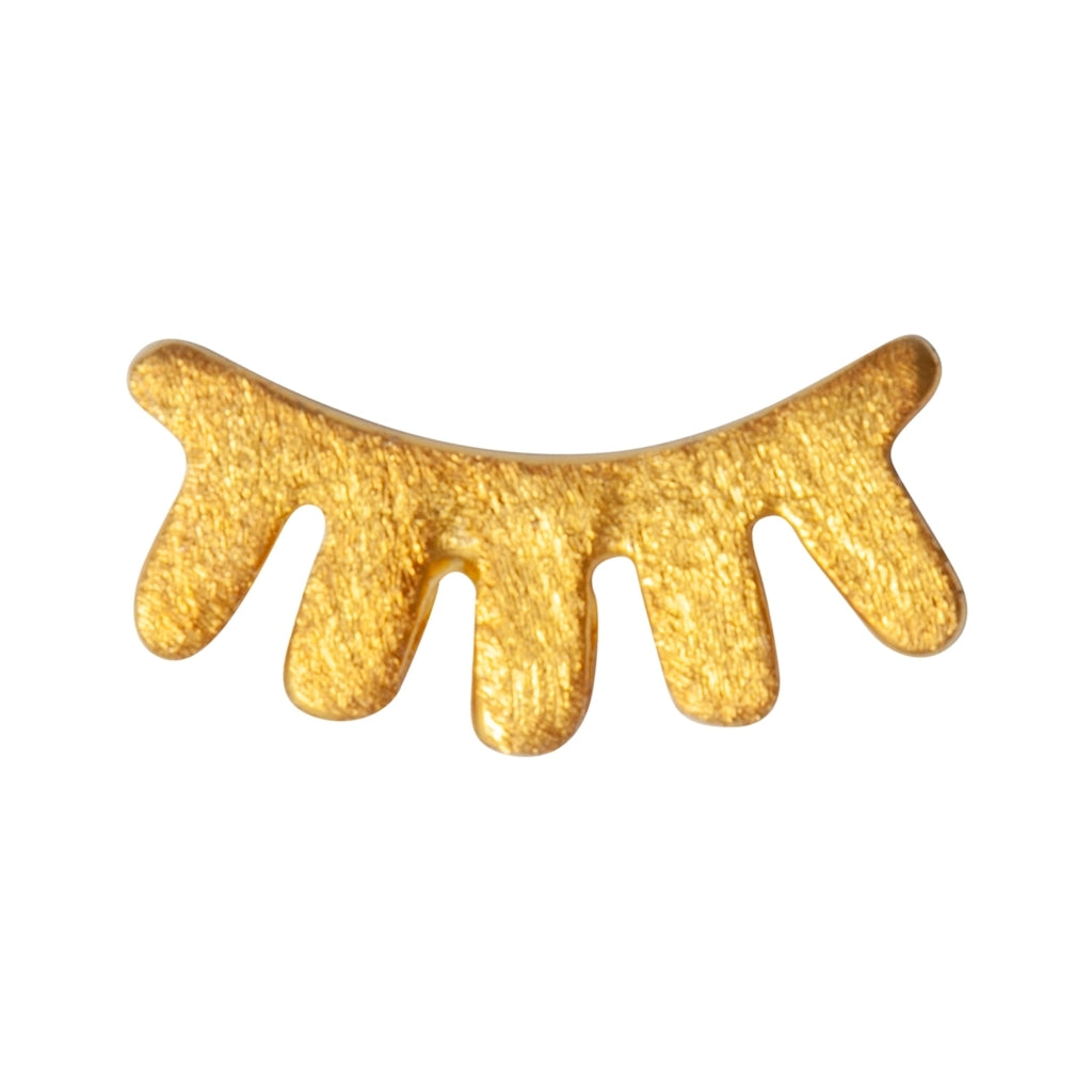 LULU Copenhagen Blink örhÀnge 1 st borstad Ear stud, 1 pcs GuldplÀterad
