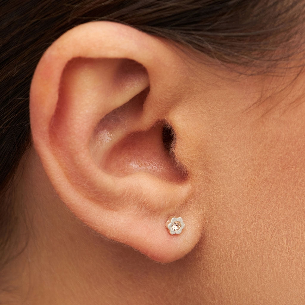LULU Copenhagen Blomst örhänge 1 st Ear stud, 1 pcs Persika
