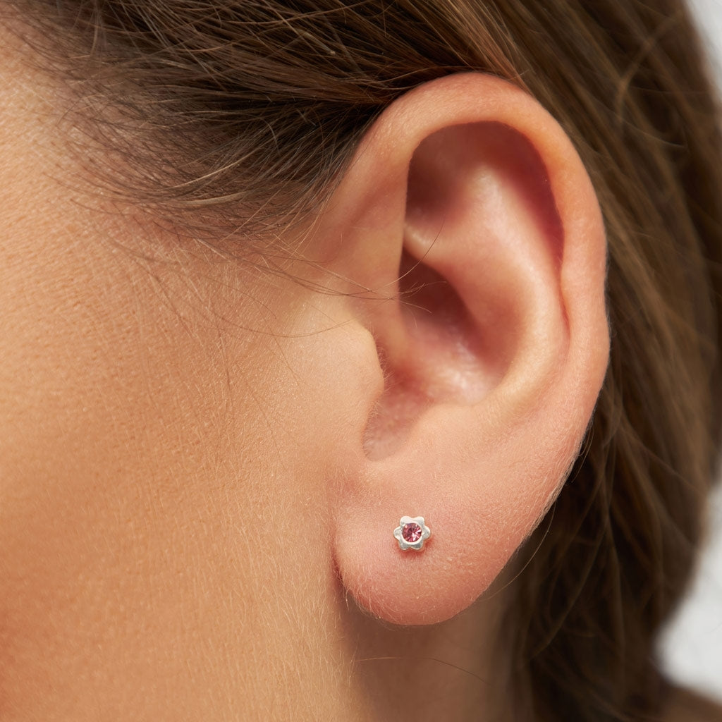 LULU Copenhagen Blomst Shiny örhÀnge 1 st Ear stud, 1 pcs Pink