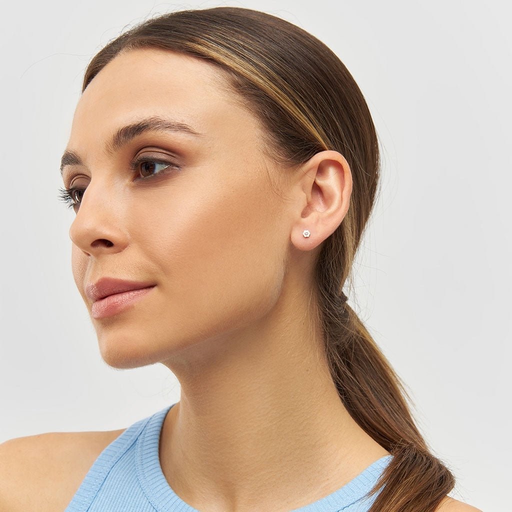 LULU Copenhagen Blomst örhÀnge 1 st Ear stud, 1 pcs Persika