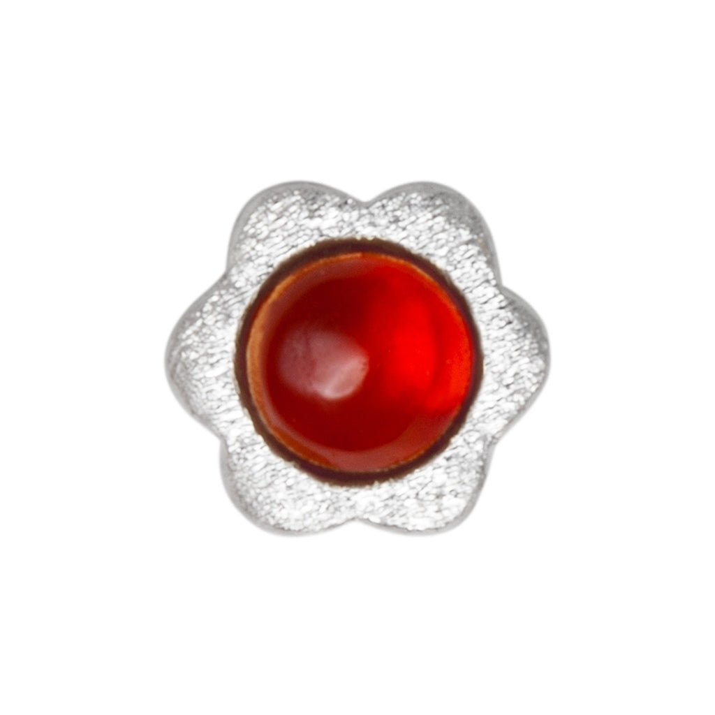 LULU Copenhagen Blomst örhÀnge 1 st Ear stud, 1 pcs Red Agate