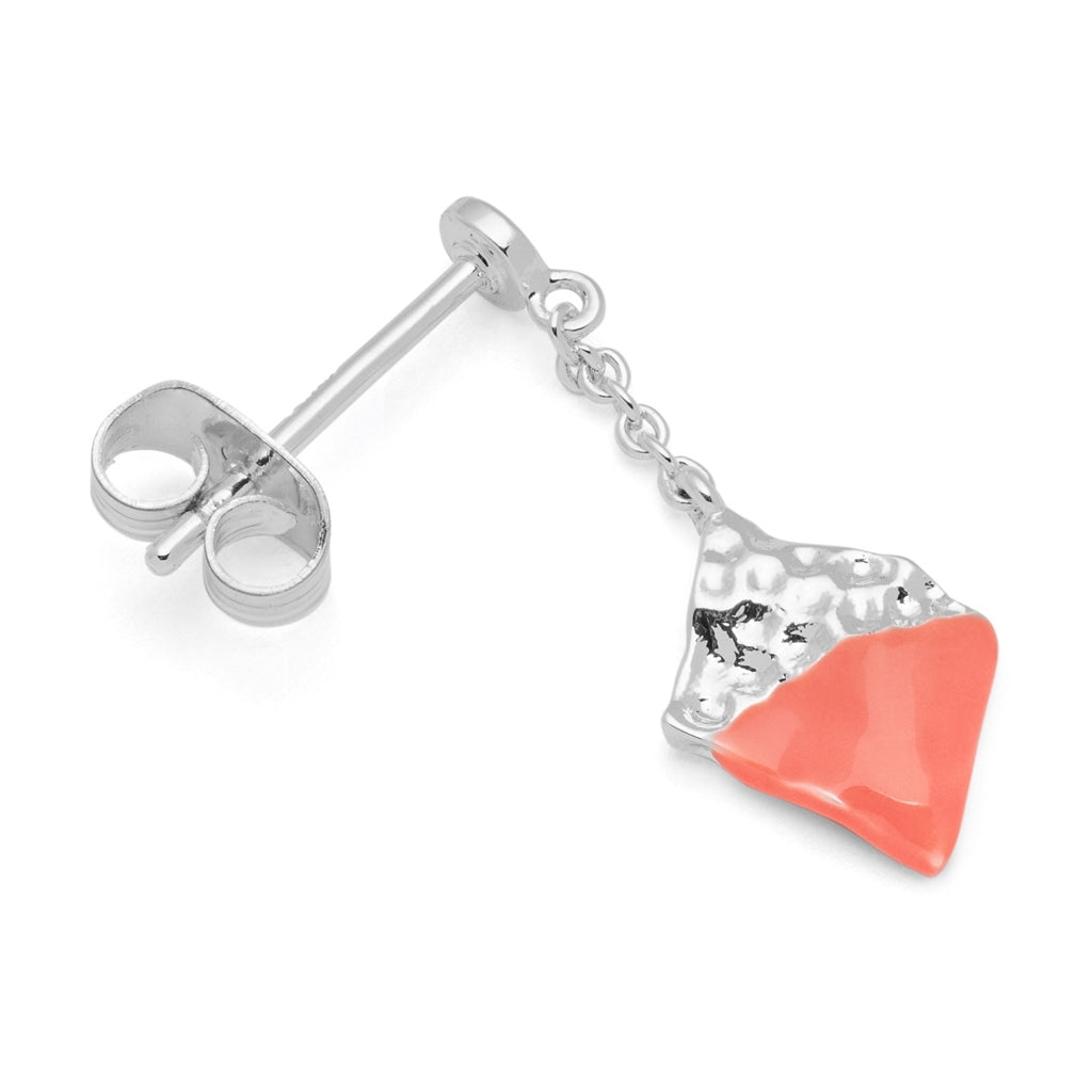 LULU Copenhagen Boheme Dipped örhänge 1 st Ear stud, 1 pcs Orange/Coral