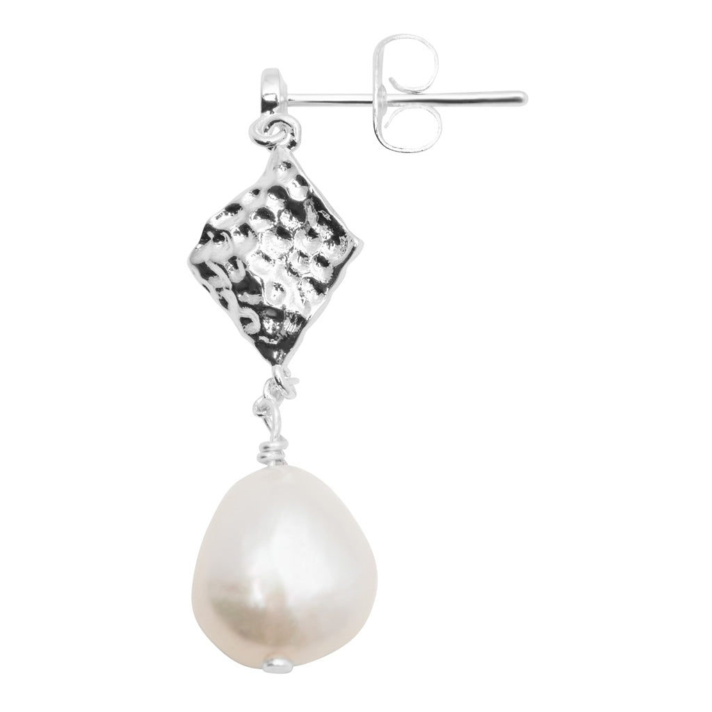 LULU Copenhagen Boheme Pearl örhÀnge 1 st Ear stud, 1 pcs Silver Plated