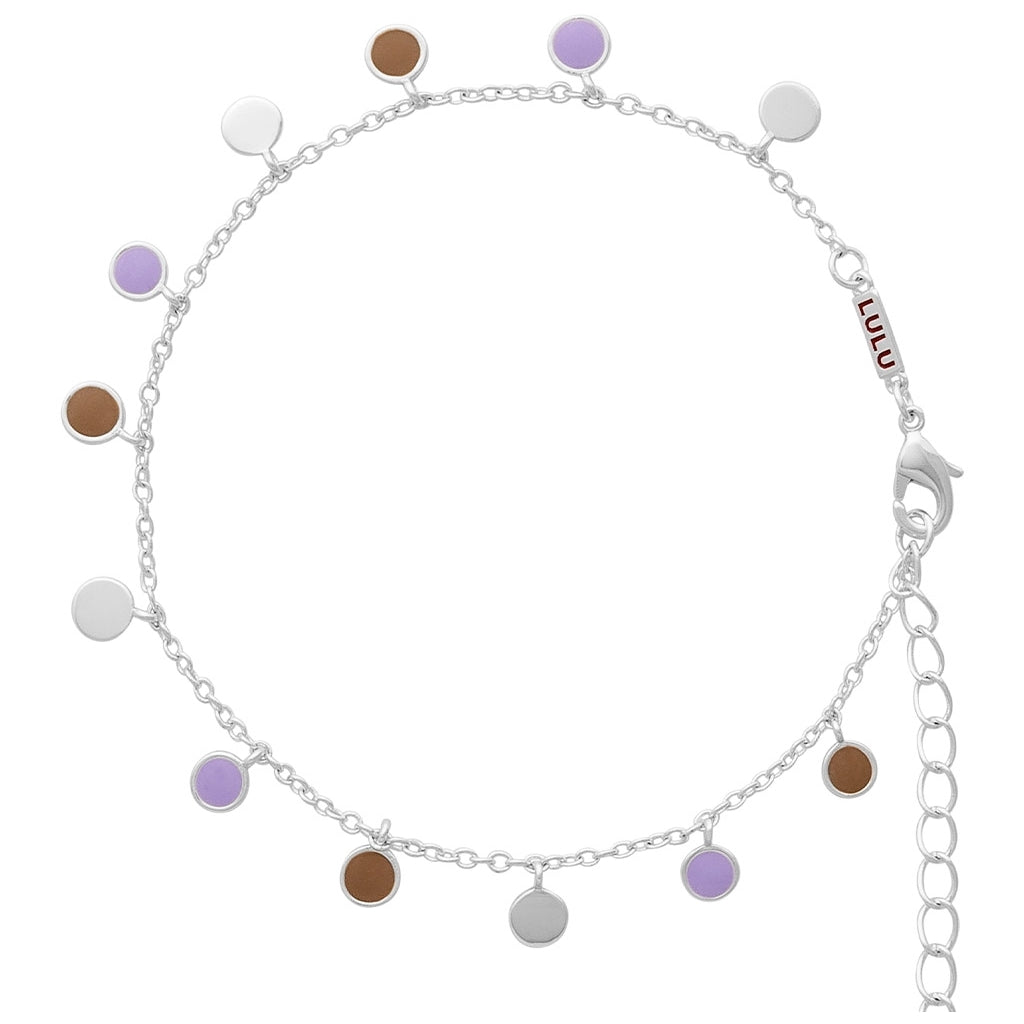 LULU Copenhagen Boho Armband Bracelets Mocha Mousse/Purple
