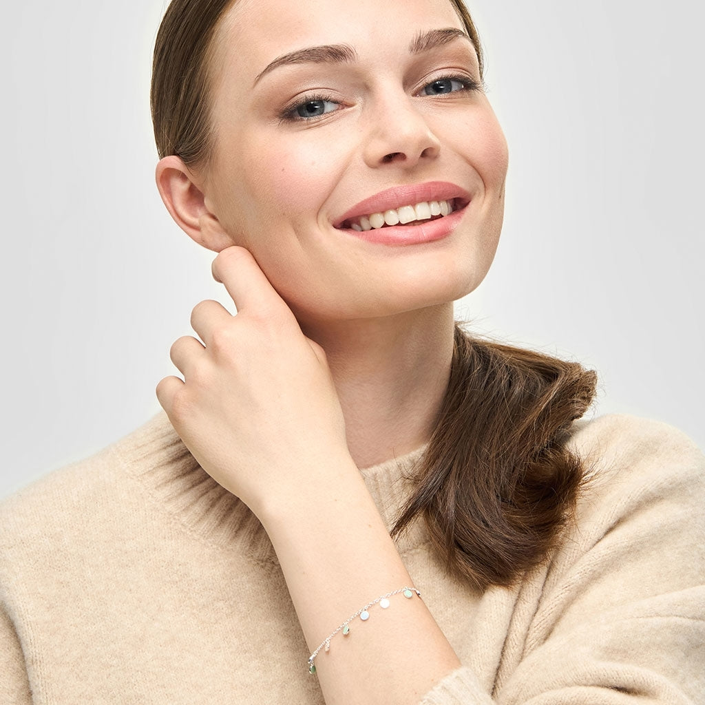 LULU Copenhagen Boho Armband Bracelets Skyride Blue/Seasalt Green