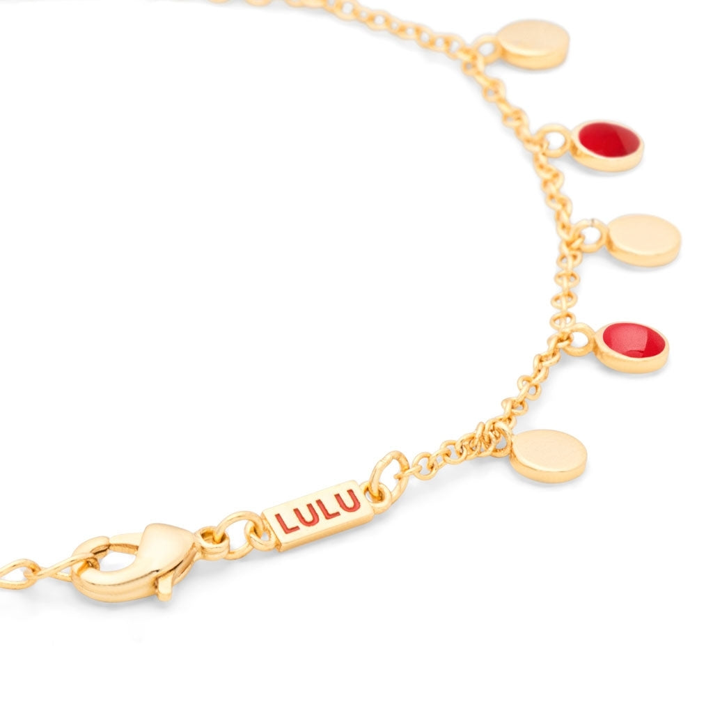 LULU Copenhagen Boho Armband Bracelets Passion Red