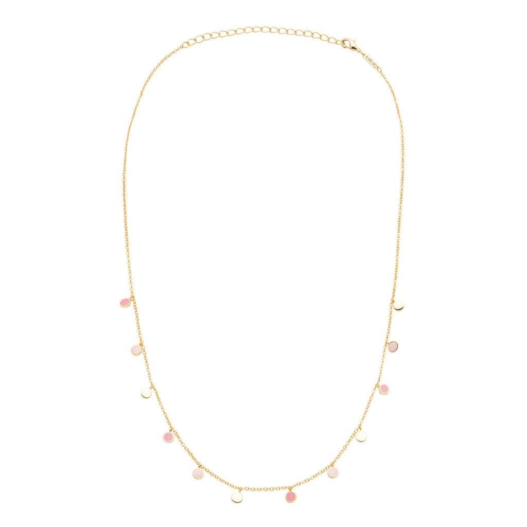 LULU Copenhagen Boho Halsband Necklaces Ljusrosa