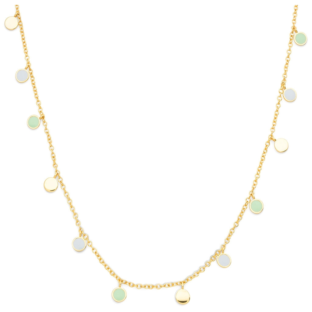 LULU Copenhagen Boho Halsband Necklaces Skyride Blue/Seasalt Green