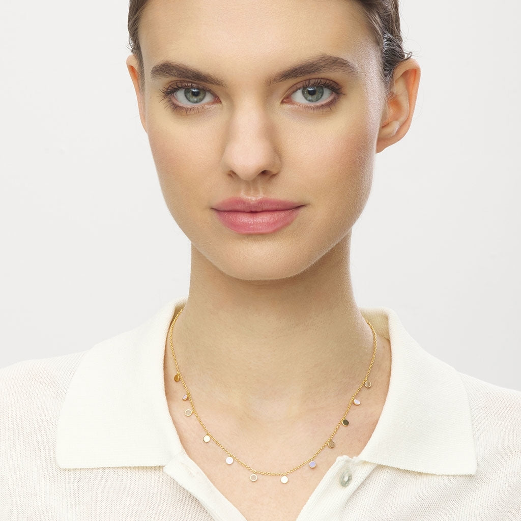 LULU Copenhagen Boho Halsband Necklaces Mocha Mousse/Purple
