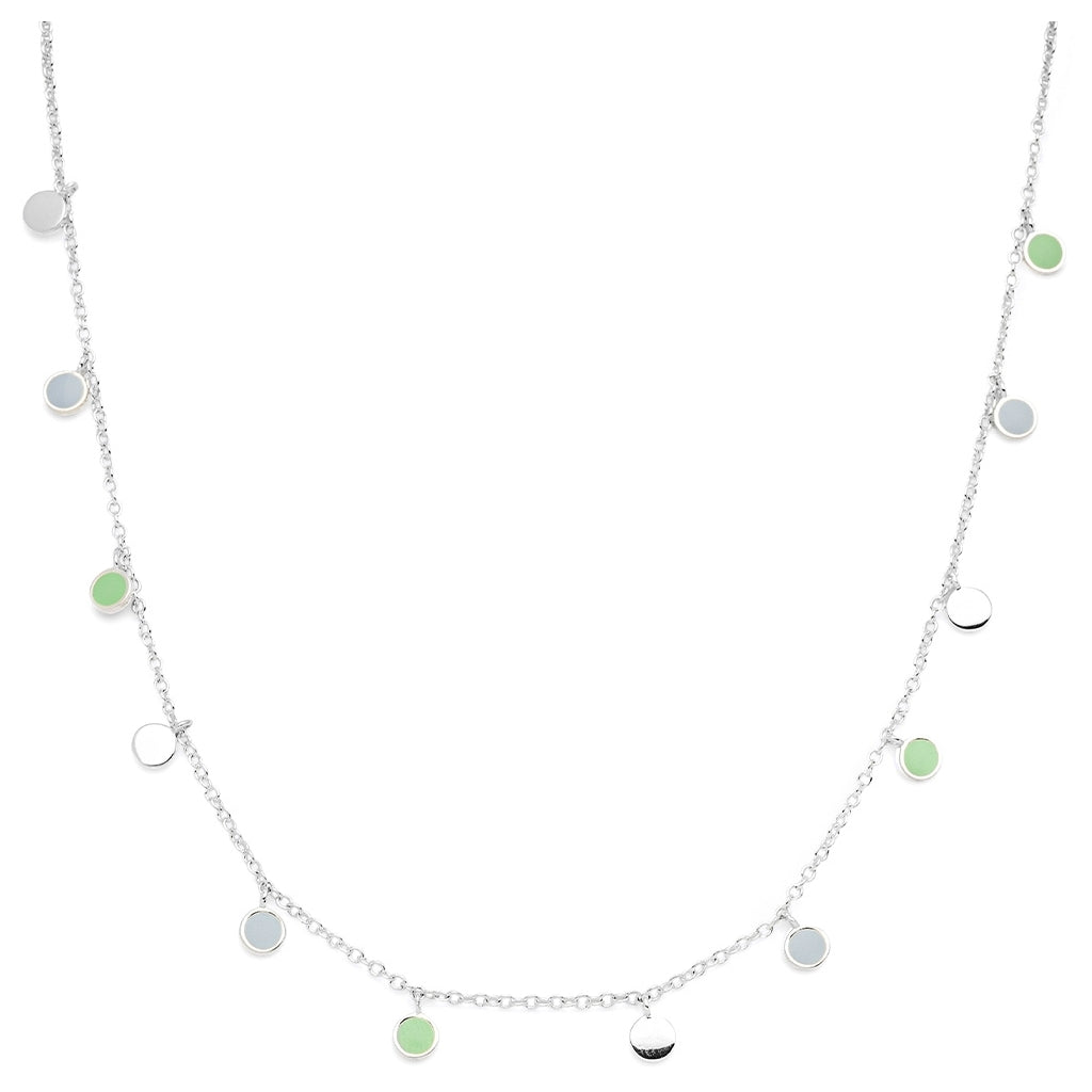 LULU Copenhagen Boho Halsband Necklaces Skyride Blue/Seasalt Green