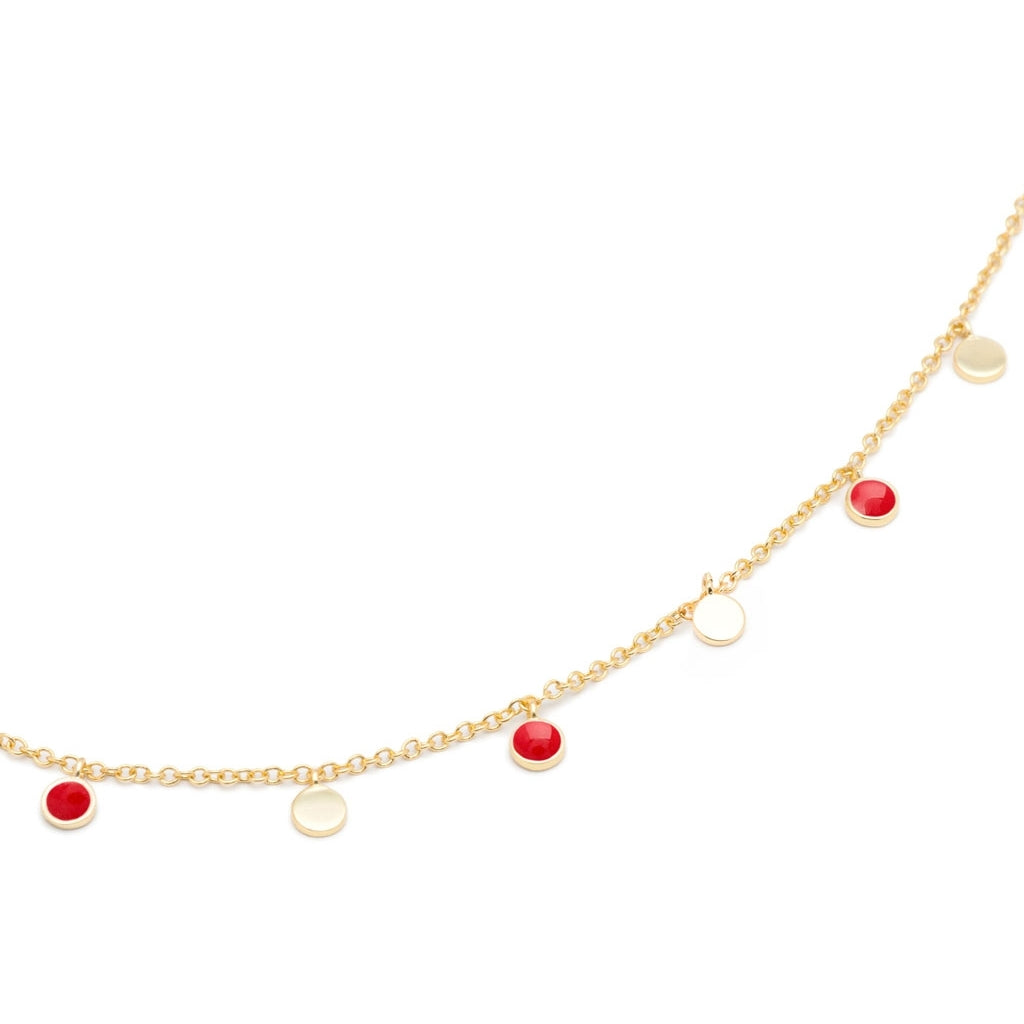 LULU Copenhagen Boho Halsband Necklaces Passion Red