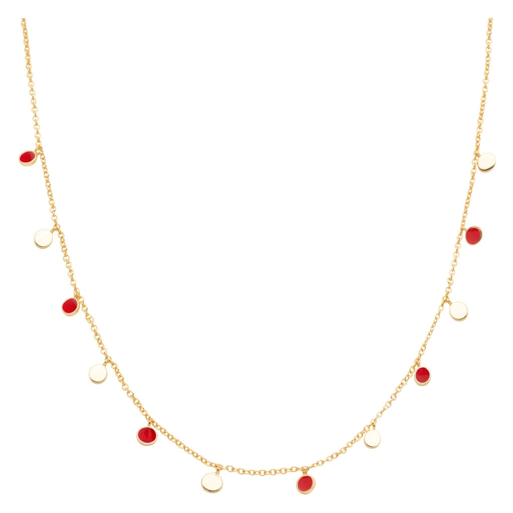 LULU Copenhagen Boho Halsband Necklaces Passion Red