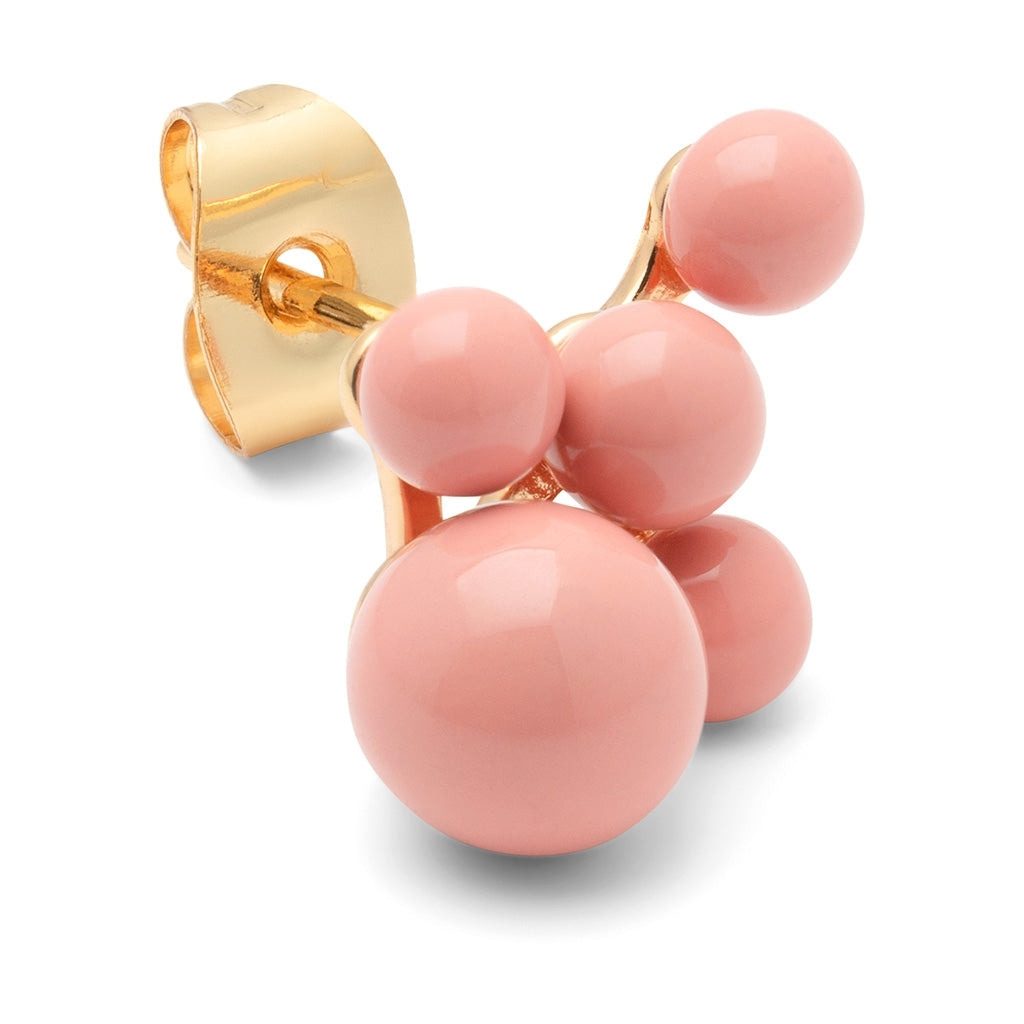 LULU Copenhagen Bouquet Cloud örhÀnge 1 st Ear stud, 1 pcs Burnt Coral