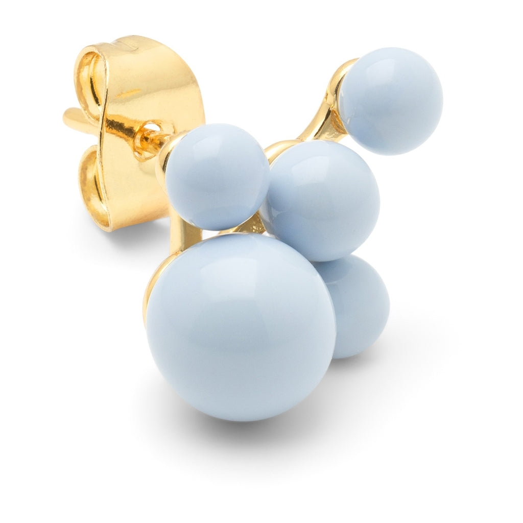 LULU Copenhagen Bouquet Cloud örhÀnge 1 st Ear stud, 1 pcs Skyride Blue