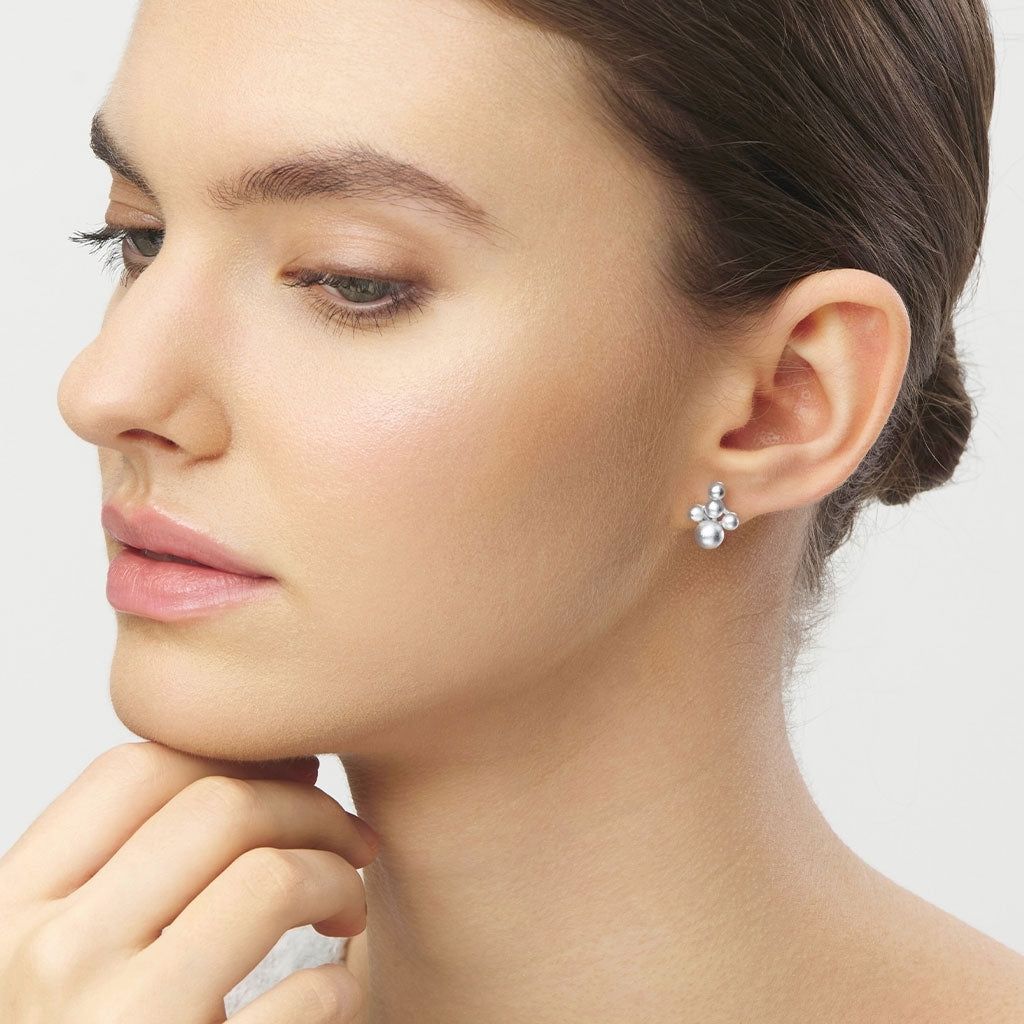 LULU Copenhagen Bouquet Cloud örhÀnge 1 st Ear stud, 1 pcs Silver Plated