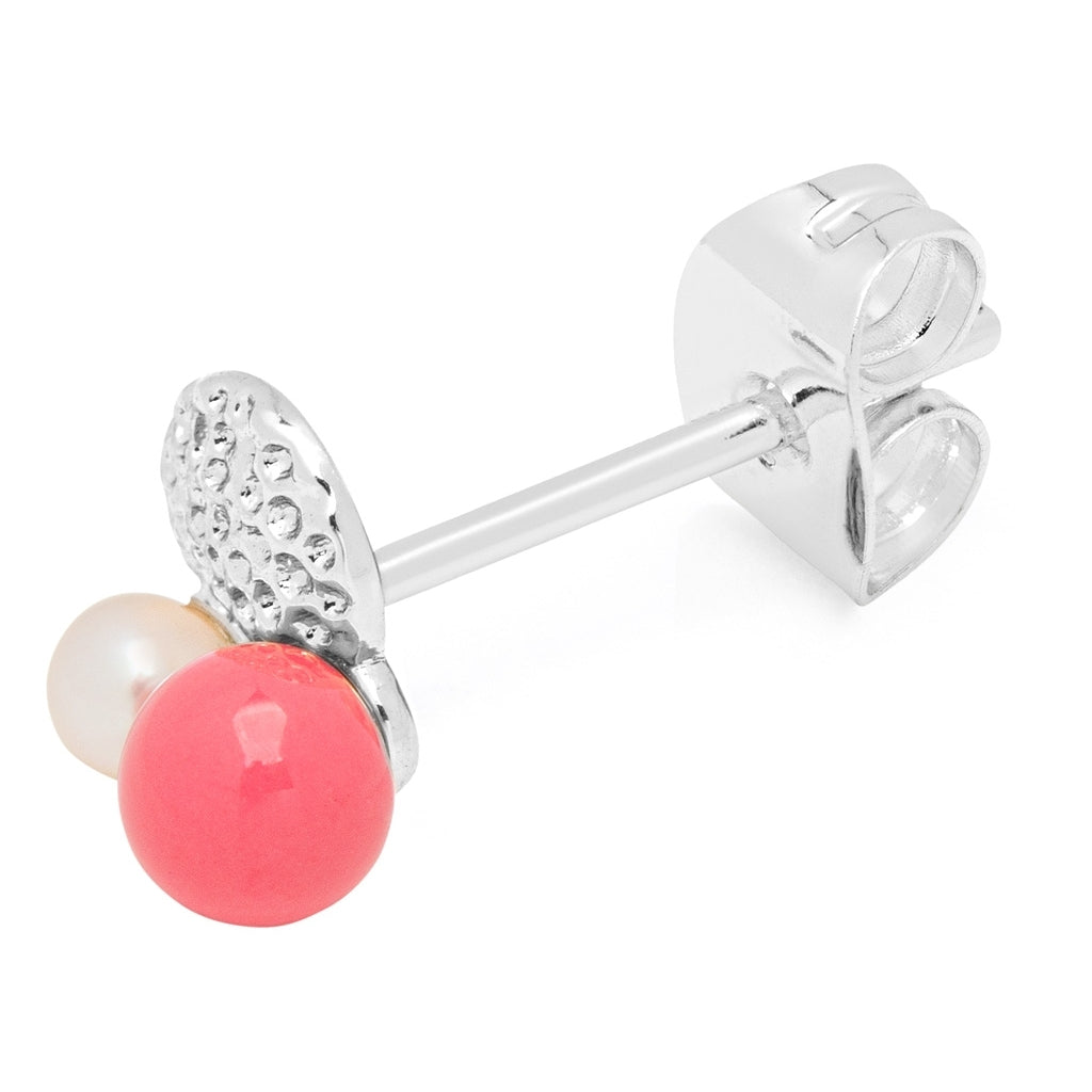 LULU Copenhagen Bouquet Plate örhÀnge 1 st Ear stud, 1 pcs Silver Plated