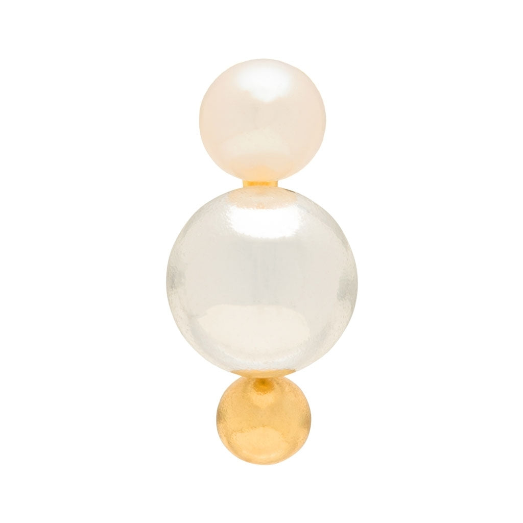 LULU Copenhagen Bouquet Drip Silver örhÀnge 1 st Ear stud, 1 pcs GuldplÀterad