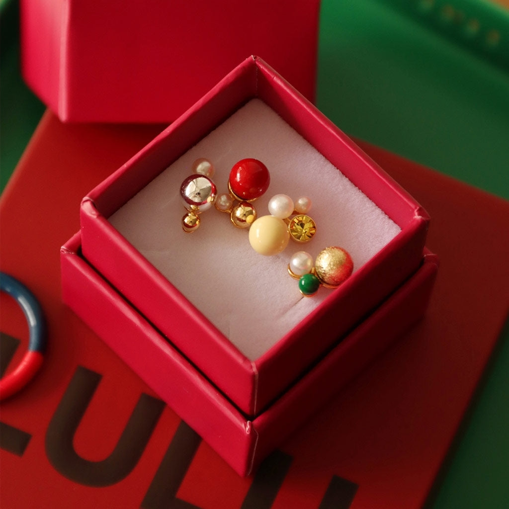 LULU Copenhagen Bouquet Lemon örhÀnge 1 st Ear stud, 1 pcs GuldplÀterad