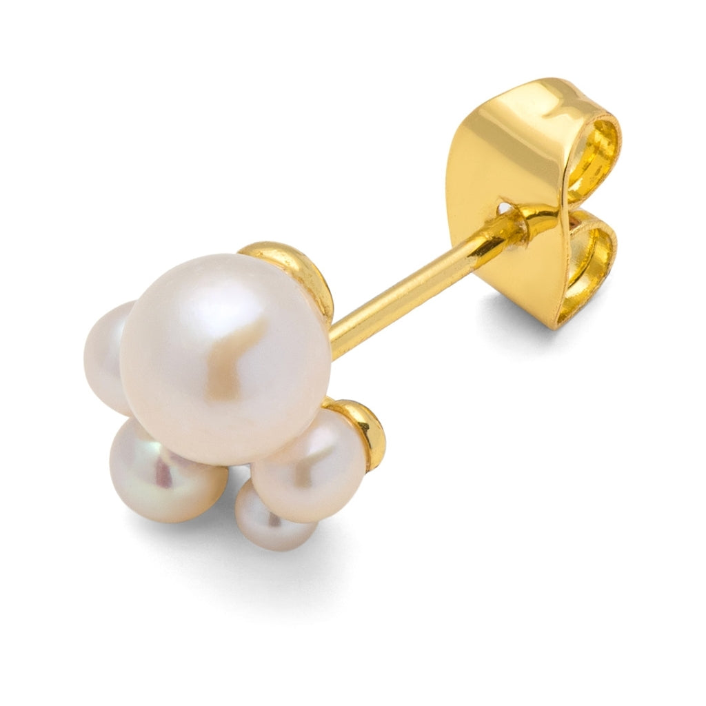 LULU Copenhagen Bouquet Pearls örhänge 1 st Ear stud, 1 pcs Lavendel