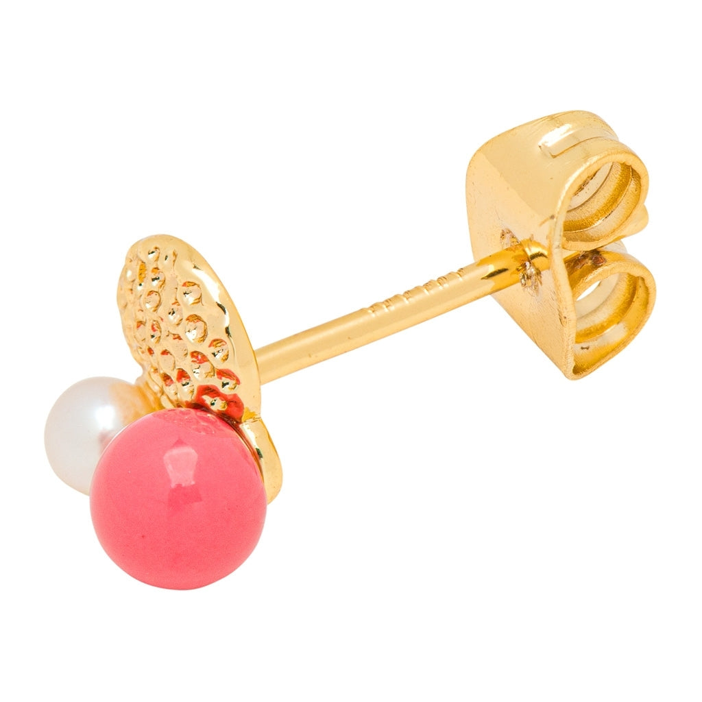LULU Copenhagen Bouquet Plate örhÀnge 1 st Ear stud, 1 pcs GuldplÀterad