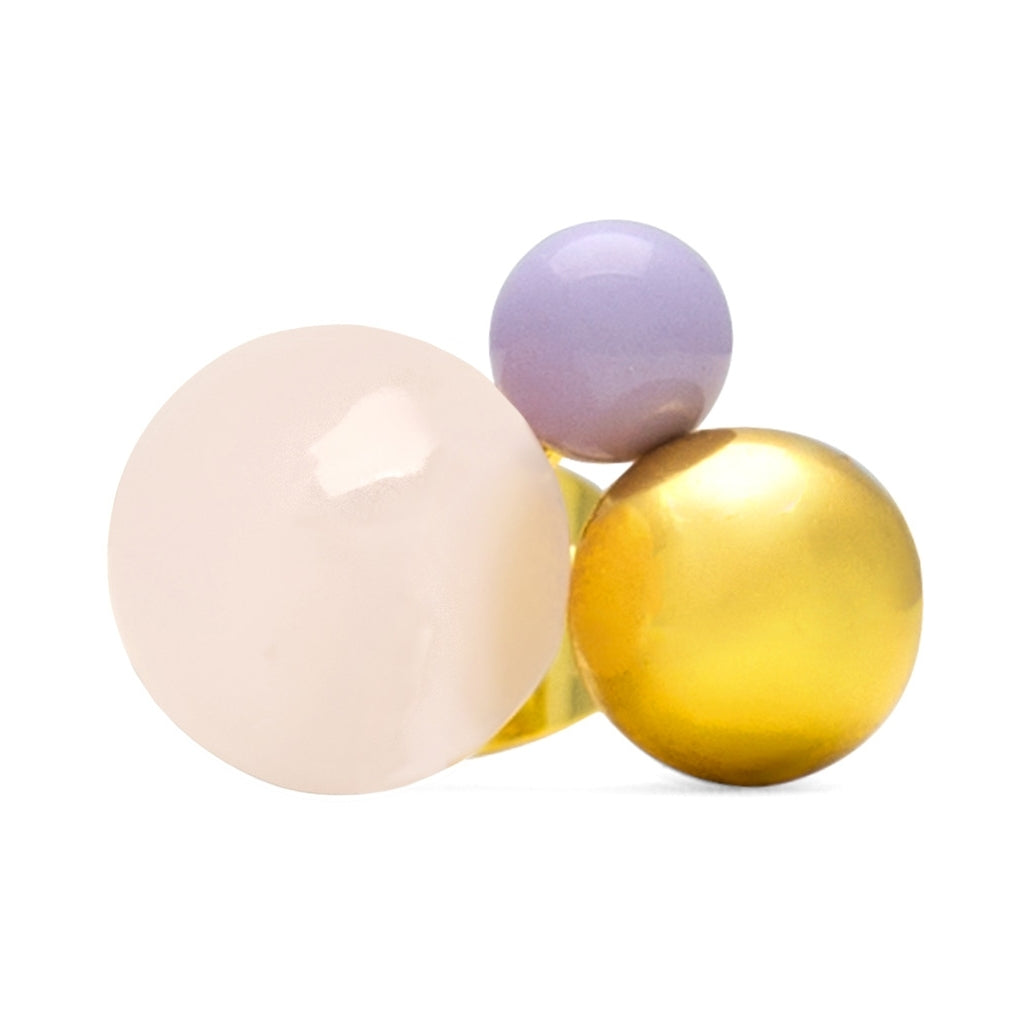 LULU Copenhagen Bouquet Rose Quartz örhÀnge 1 st Ear stud, 1 pcs GuldplÀterad