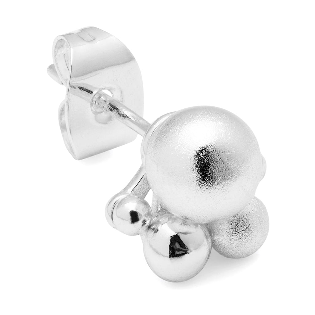 LULU Copenhagen Bouquet Silver örhÀnge 1 st Ear stud, 1 pcs Silver Plated