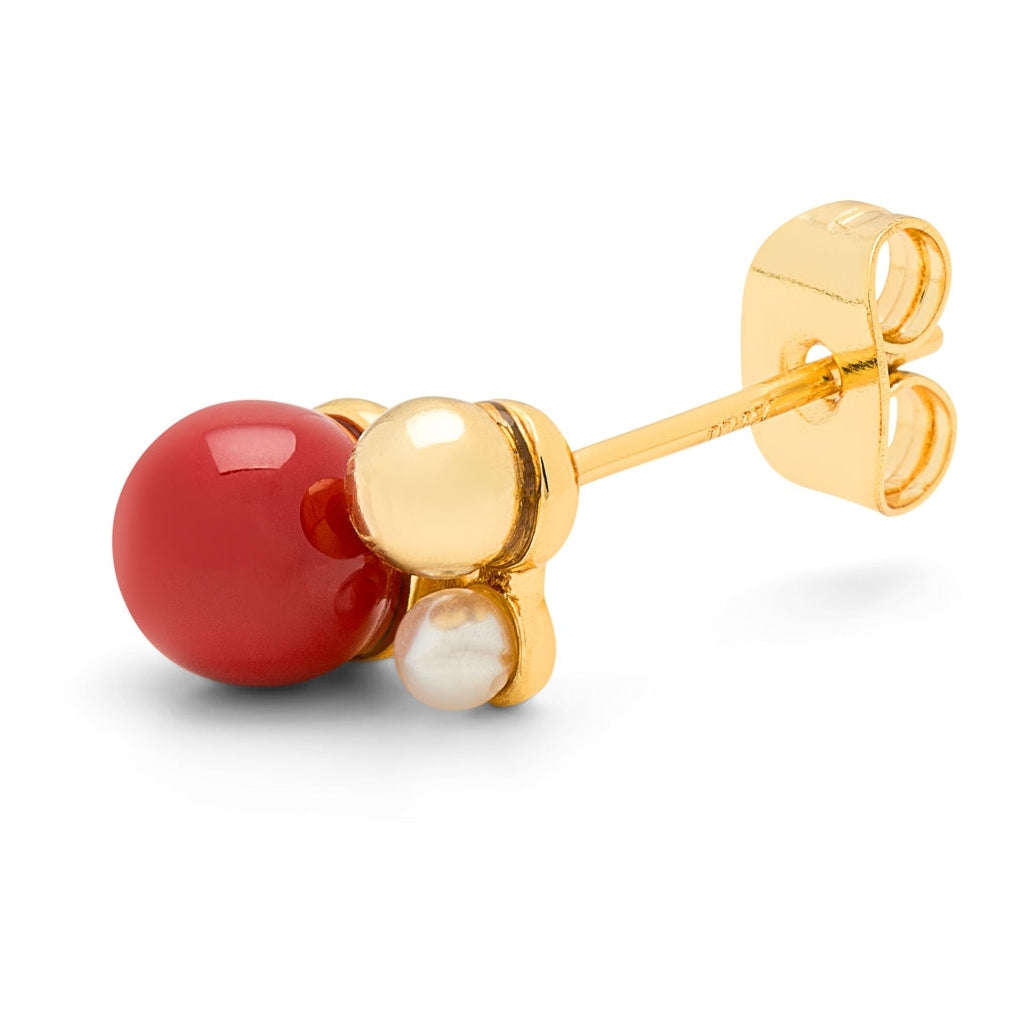 LULU Copenhagen Bouquet The Classic örhÀnge 1 st Ear stud, 1 pcs GuldplÀterad