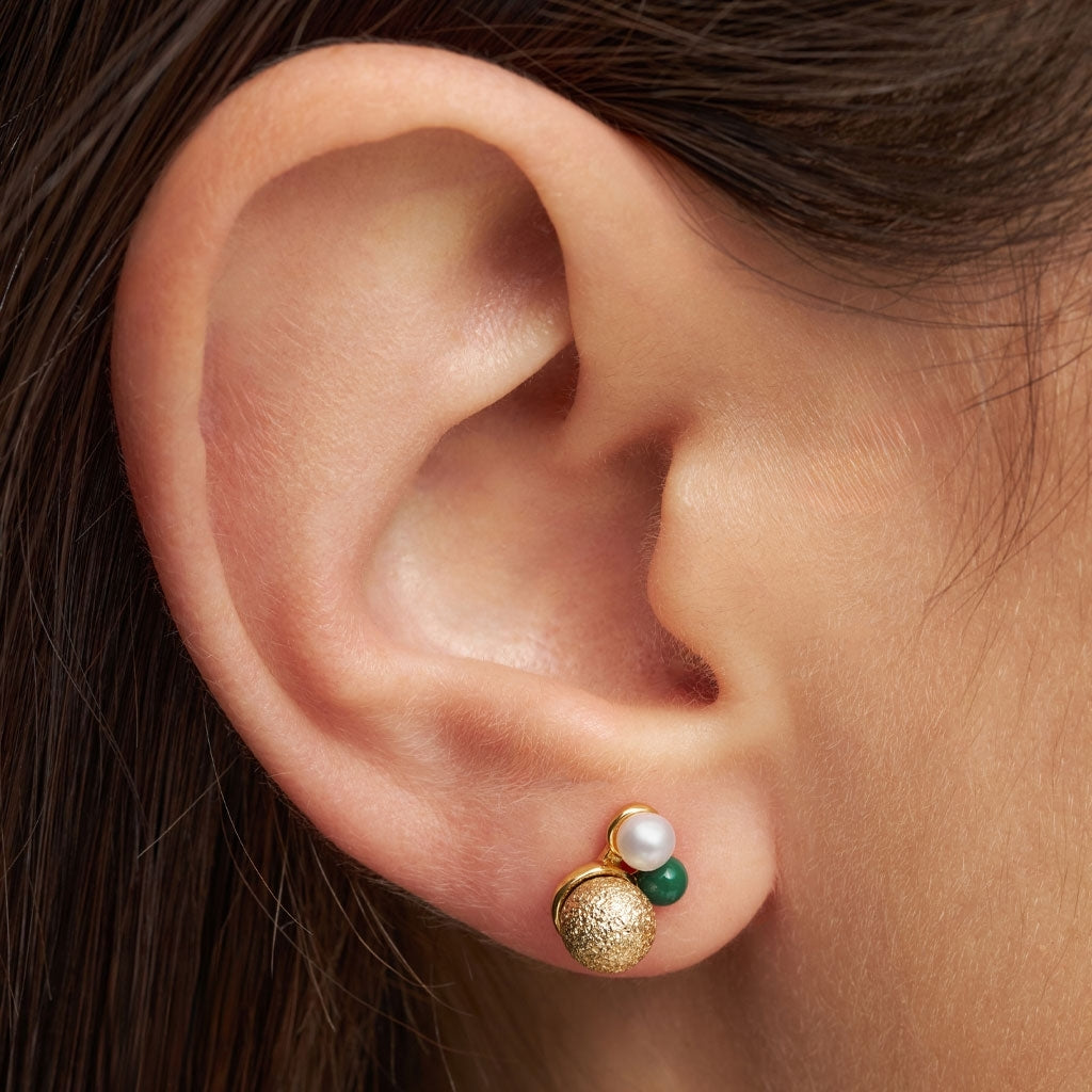 LULU Copenhagen Bouquet The Favorite örhänge 1 st Ear stud, 1 pcs Guldpläterad