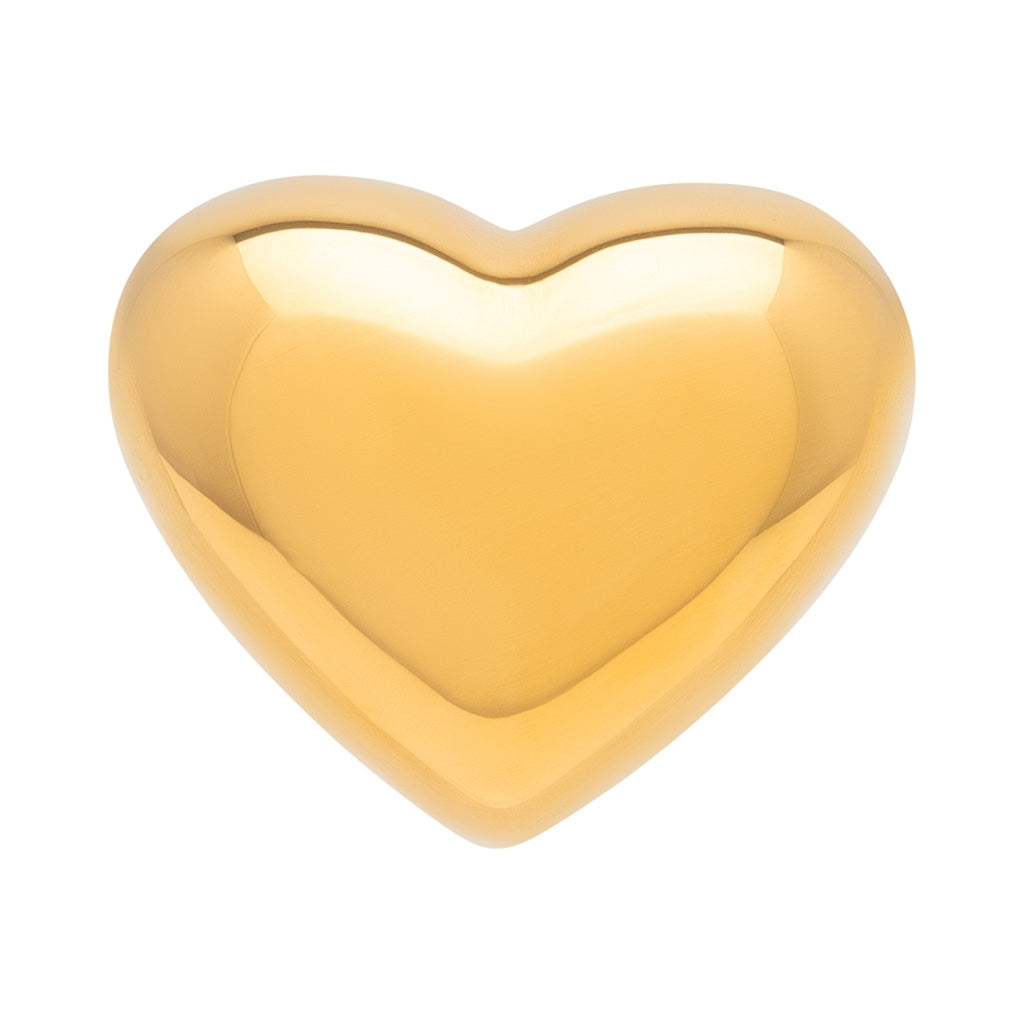 LULU Copenhagen Bubble Heart örhÀnge 1 st - förgyllt Ear stud, 1 pcs GuldplÀterad