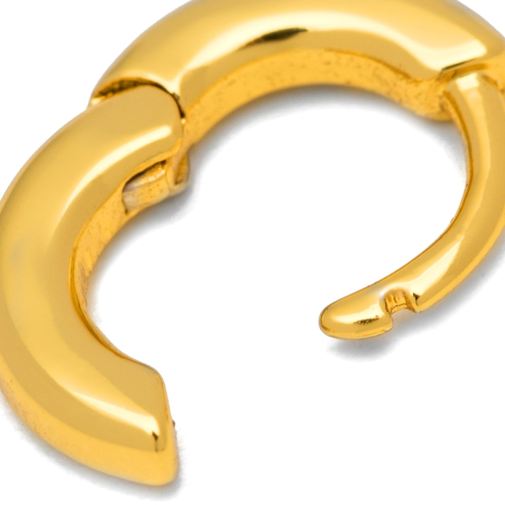 LULU Copenhagen Buckle Hoops Small par Hoops GuldplÀterad