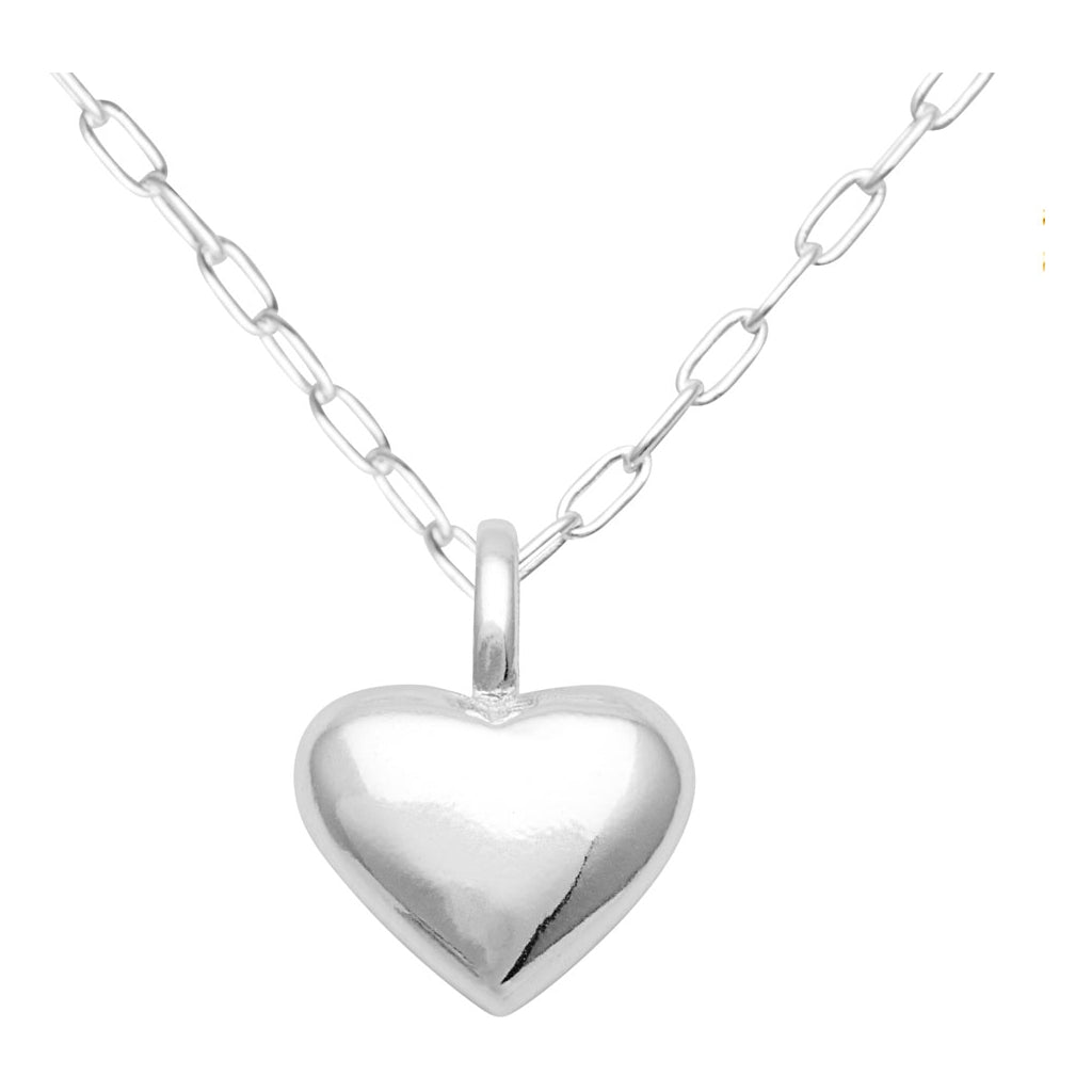 LULU Copenhagen Classic Heart Halsband Silver Necklaces Silver