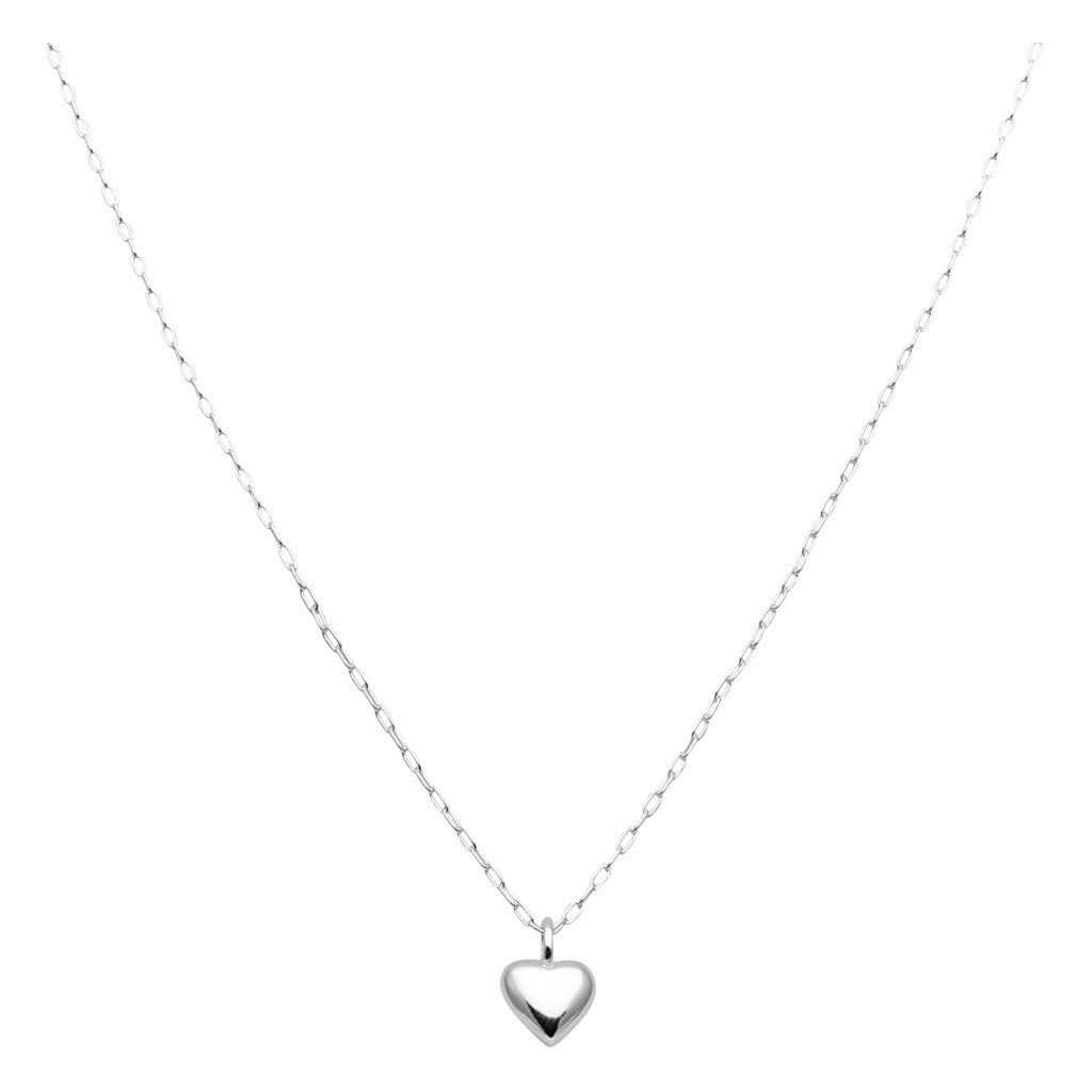 LULU Copenhagen Classic Heart Halsband Silver Necklaces Silver