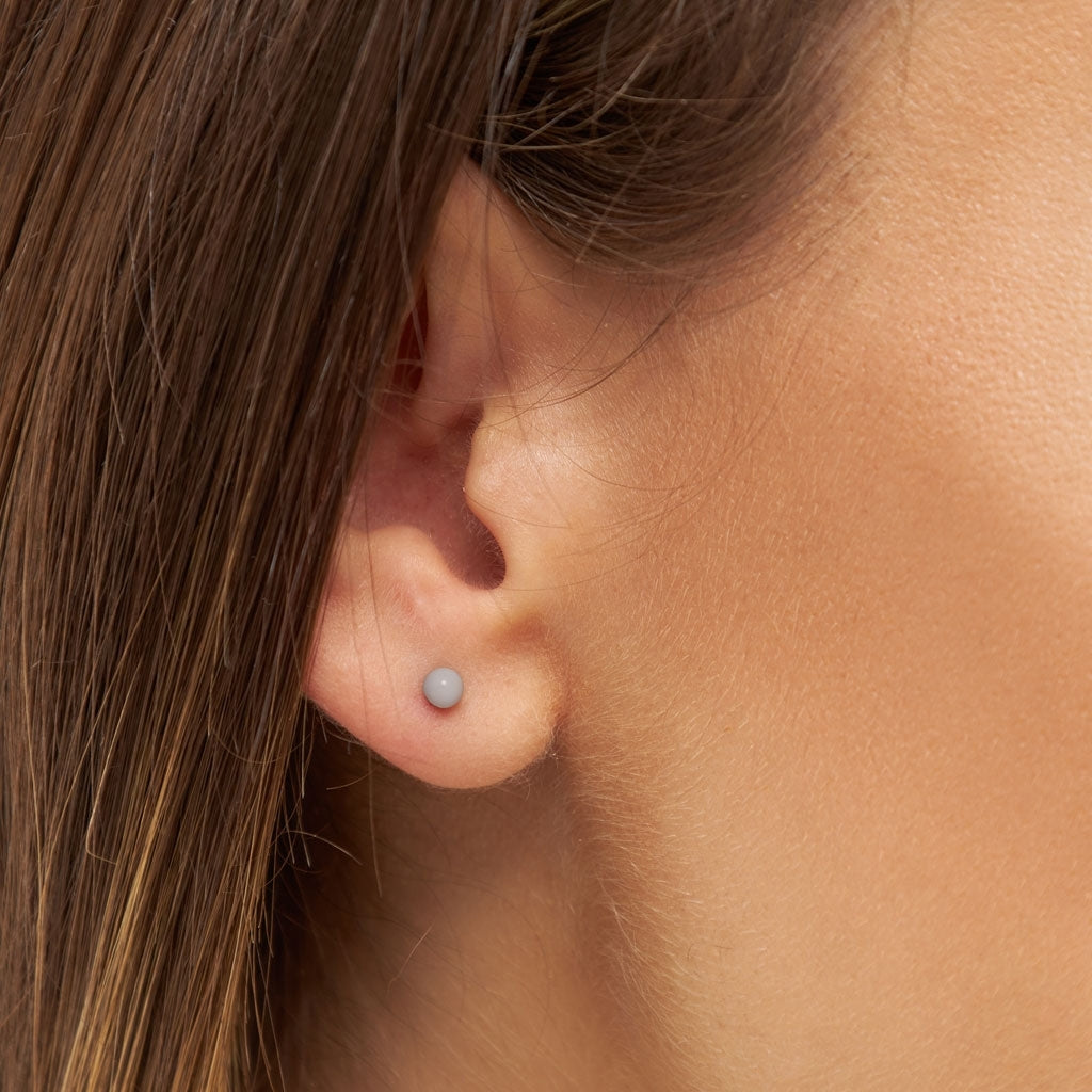 LULU Copenhagen Color Ball örhänge 1 st Ear stud, 1 pcs Grå