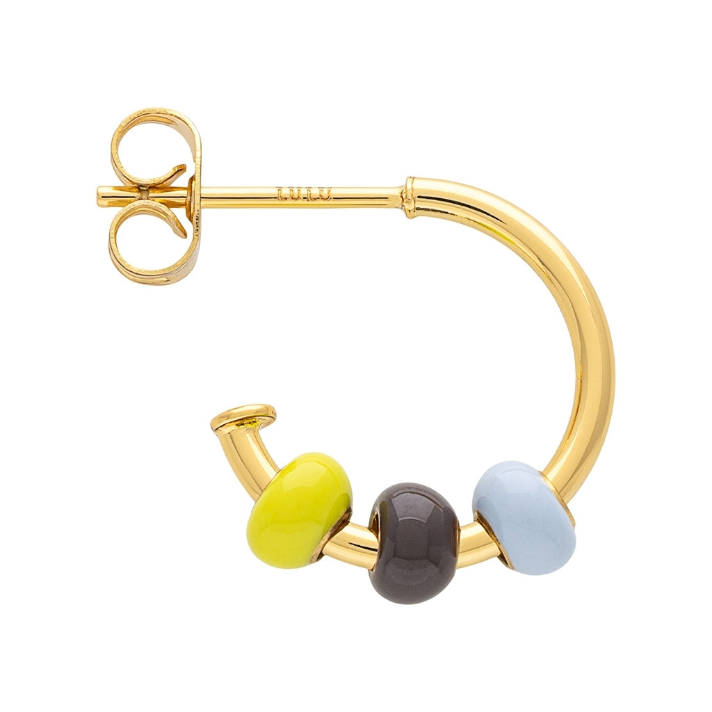 LULU Copenhagen Color Ball 3 Hoops par - GuldplaterÀd Hoops Poetry