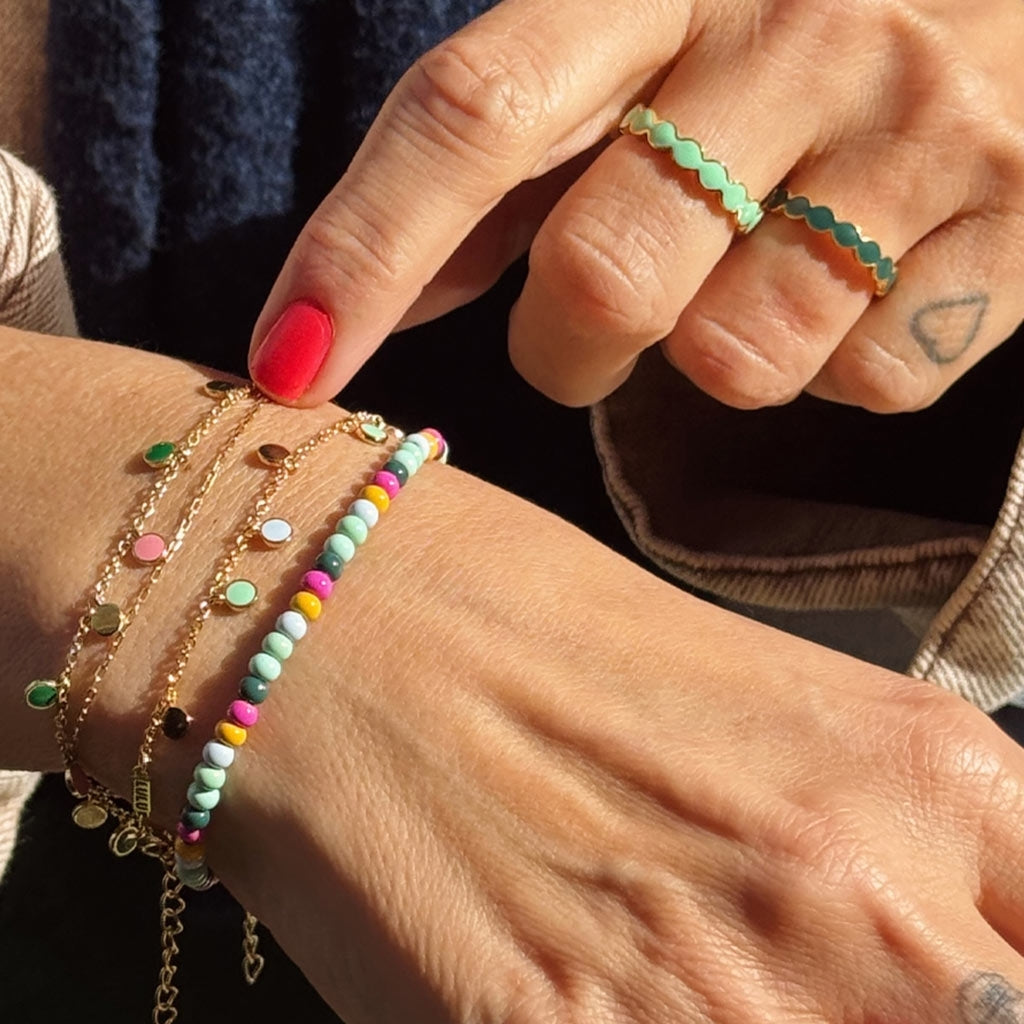 LULU Copenhagen Color Ball Armband Bracelets Beach