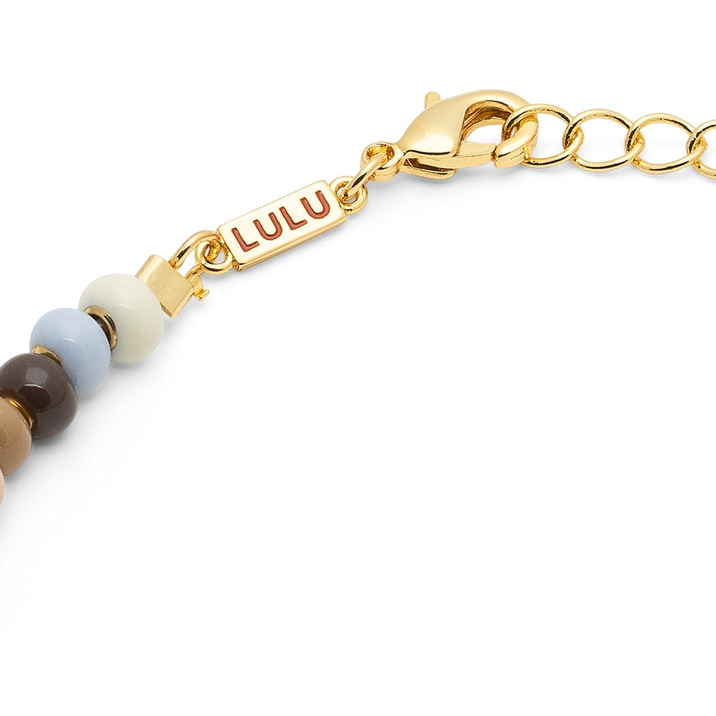LULU Copenhagen Color Ball Armband Bracelets Golden Harvest