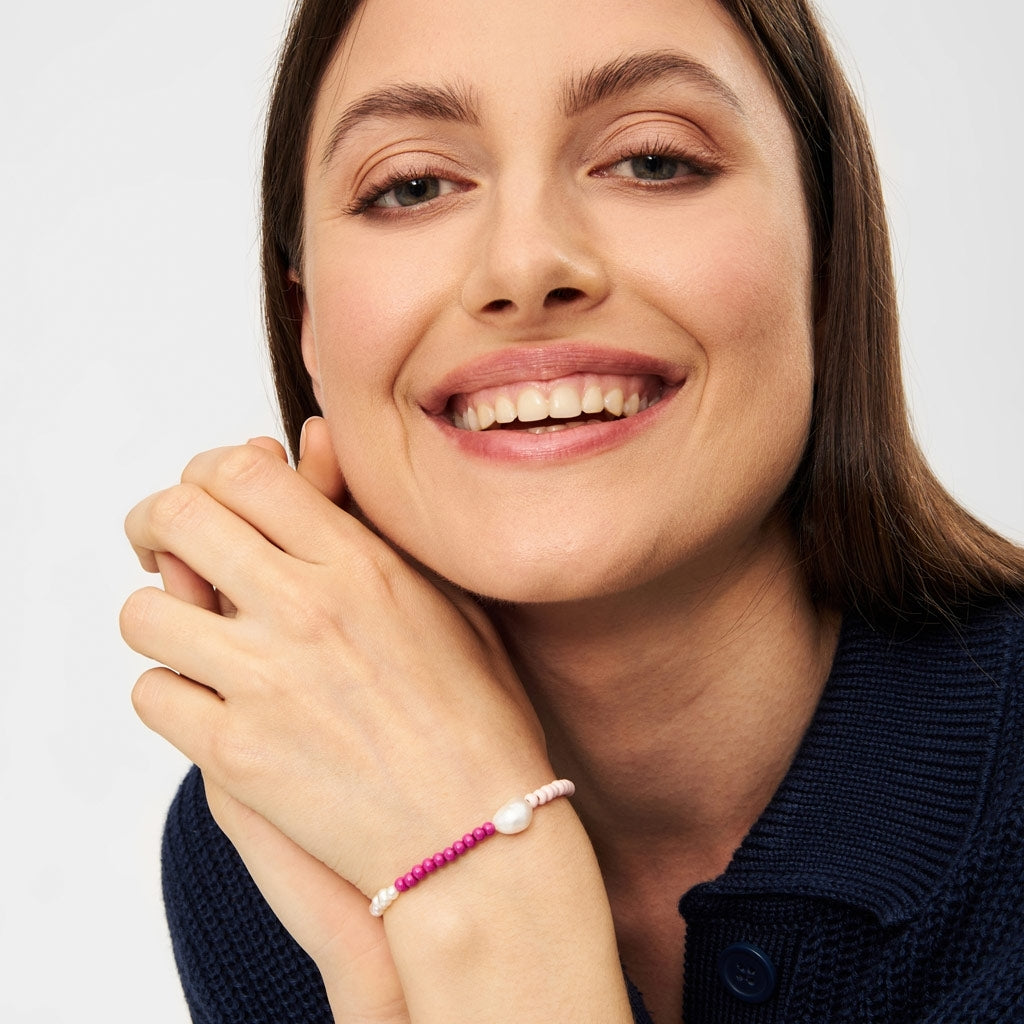 LULU Copenhagen Color Ball Bracelet Pearls forsilvrad Bracelets Silver Plated