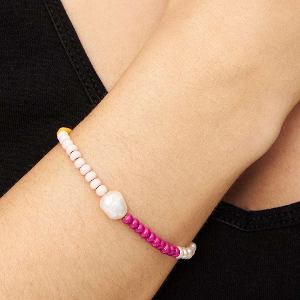 LULU Copenhagen Color Ball Bracelet Pearls guldpläterad Bracelets Guldpläterad
