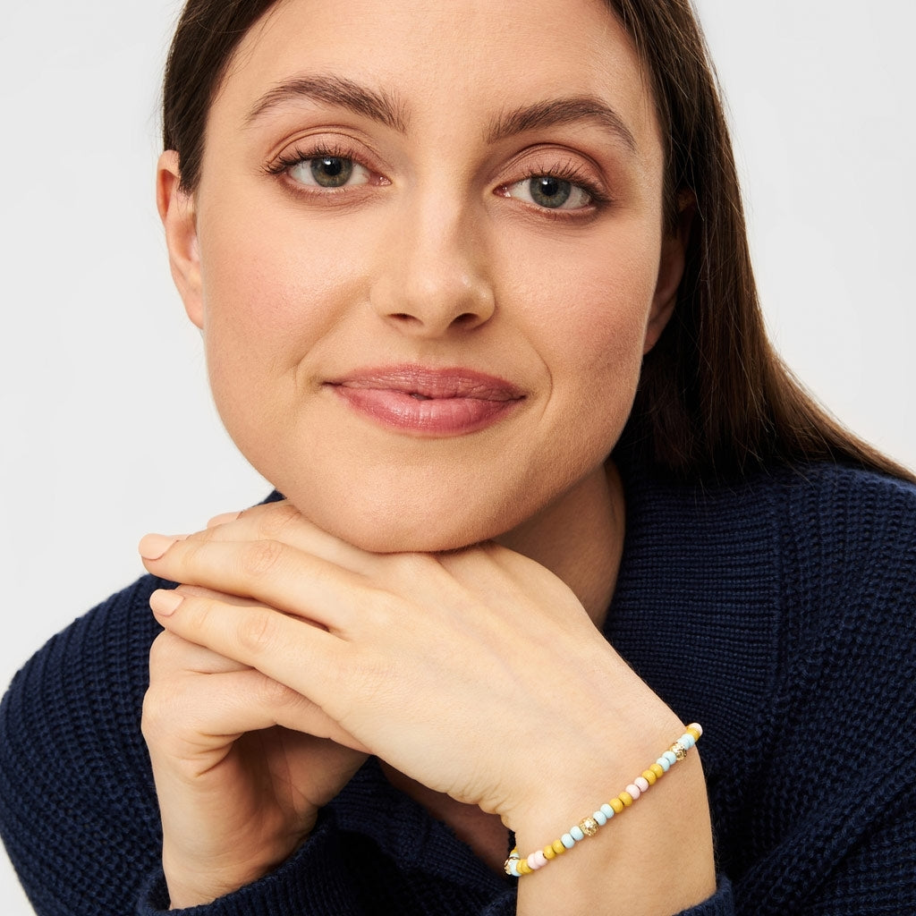 LULU Copenhagen Color Ball Bracelet Summer guldpläterad Bracelets Guldpläterad