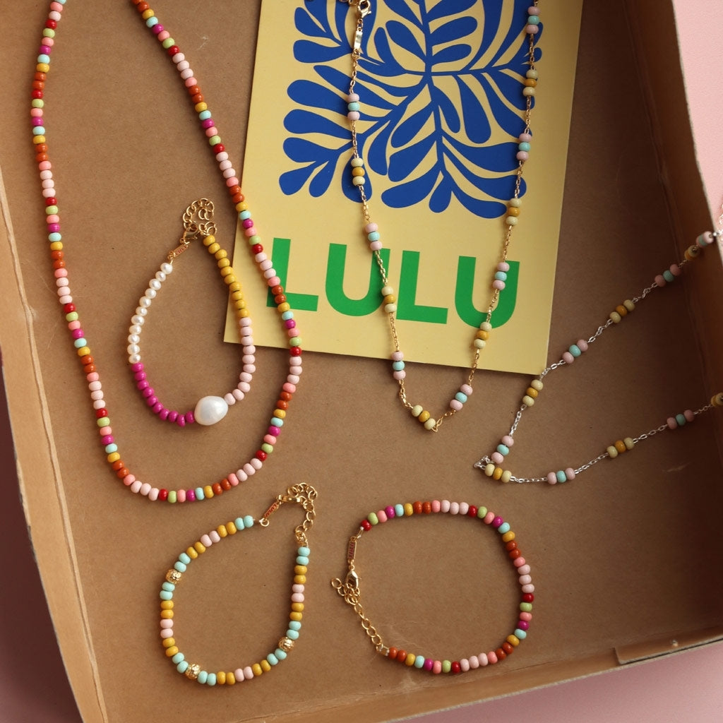 LULU Copenhagen Color Ball Halsband kort Necklaces Mix