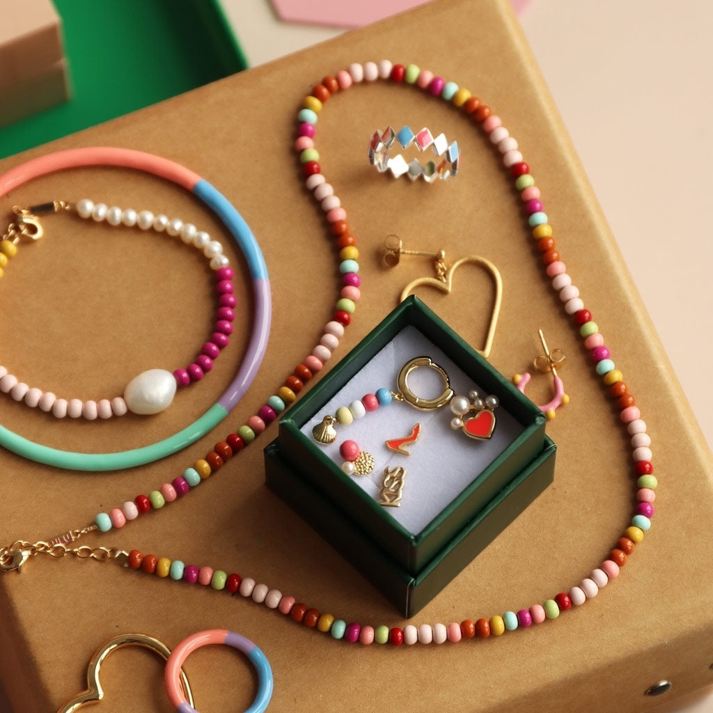 LULU Copenhagen Color Ball Halsband kort Necklaces Mix