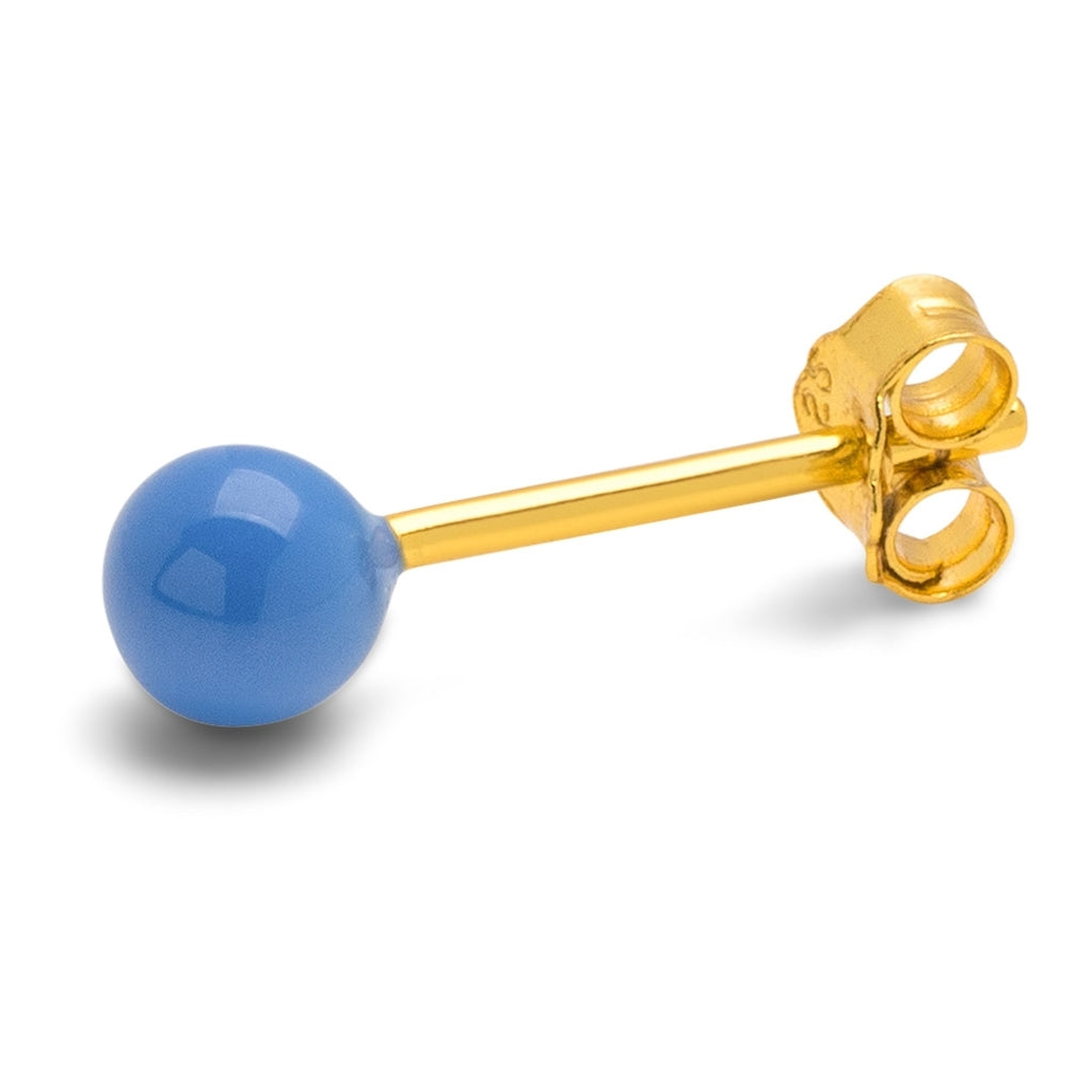 LULU Copenhagen Color Ball Medium örhänge 1 st Ear stud, 1 pcs Blå