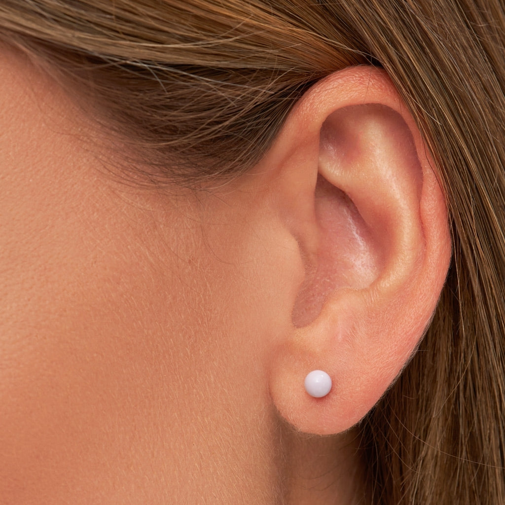 LULU Copenhagen Color Ball Medium örhänge 1 st Ear stud, 1 pcs Lila