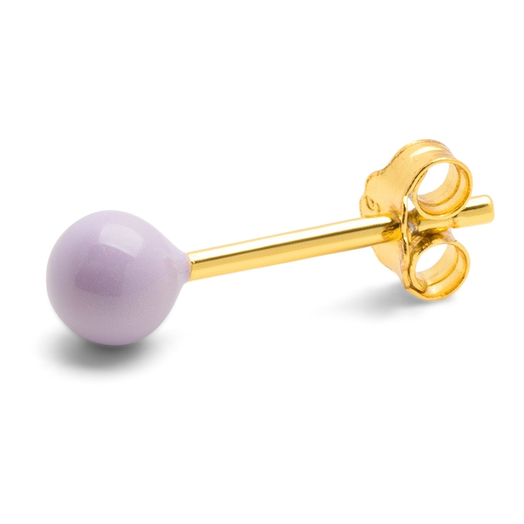 LULU Copenhagen Color Ball Medium örhänge 1 st Ear stud, 1 pcs Lila