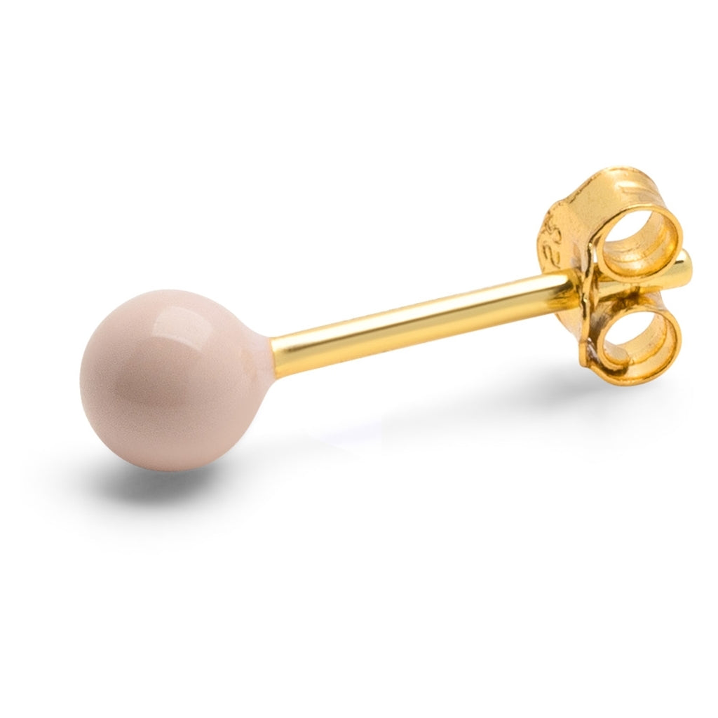 LULU Copenhagen Color Ball Medium örhänge 1 st Ear stud, 1 pcs Silk Light Pink