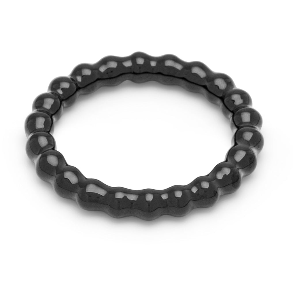 LULU Copenhagen Color Ball Ring Rings Svart